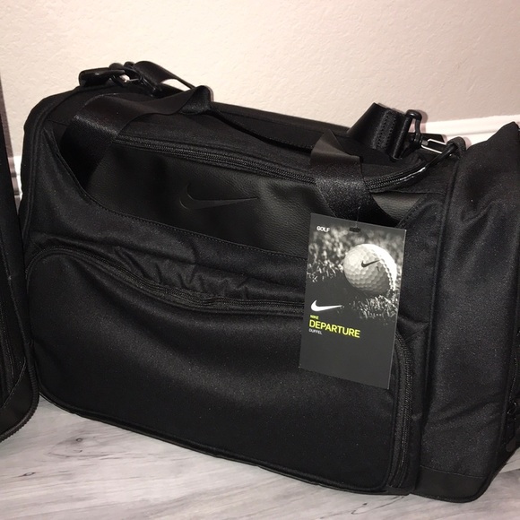 Nike Bags Nike Suitcase And Duffle Black Departure Luggage Poshmark